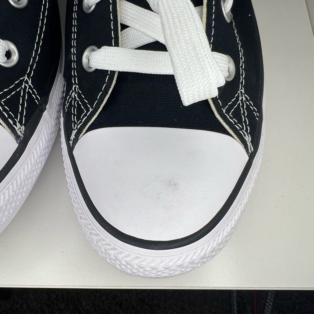Converse Adult Street Mid Sneakers Black 11.5 - Picture 6 of 10